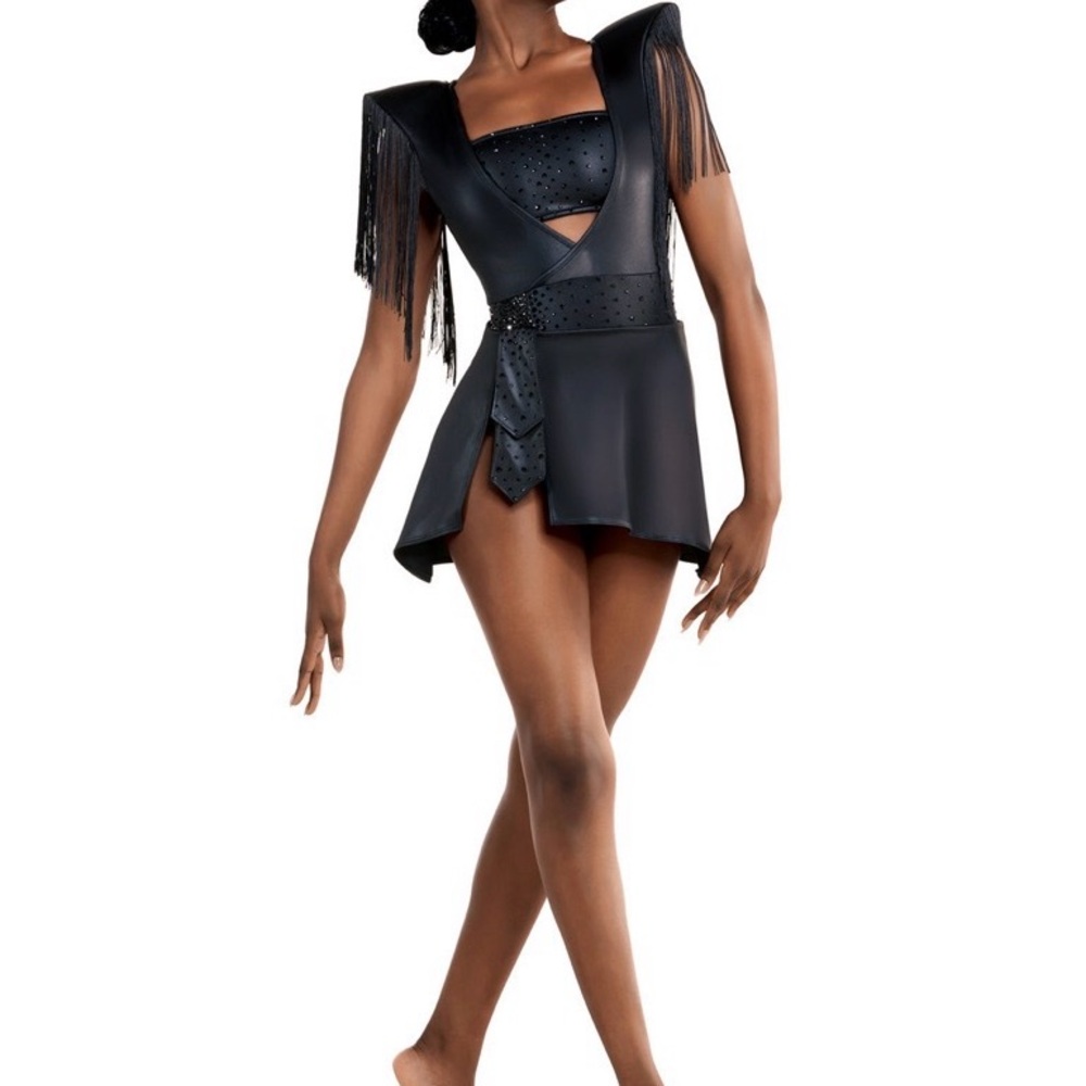 Kids Black Dance Costume